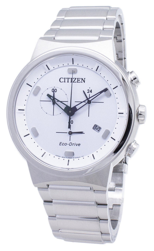 Citizen Eco-Drive AT2400-81A Chronograph Analog Men's Watch-Branded Watches-Black-JadeMoghul Inc.