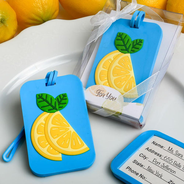 Citrus themed luggage tag from fashioncraft-Celebration Party Supplies-JadeMoghul Inc.