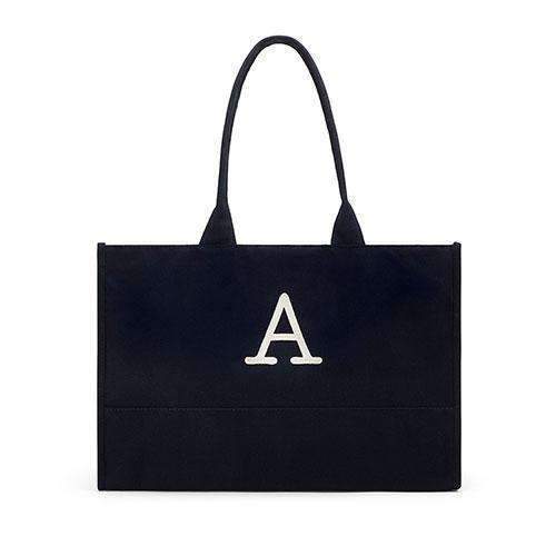 City Tote - Solid Box Tote - Navy (Pack of 1)-Personalized Gifts for Women-JadeMoghul Inc.