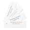 Classic Confetti Favor Cards Silver Print (Pack of 25)-Wedding Favor Stationery-JadeMoghul Inc.