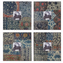 Classic Design Glass Photo Frames , Multicolor, Set of 4-Picture Frames-Multicolor-GLASS MDF-JadeMoghul Inc.
