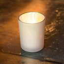 Classic Glass Votive Holder Silver (Pack of 6)-Wedding Reception Decorations-JadeMoghul Inc.