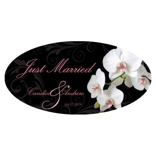 Classic Orchid Large Cling Plum (Pack of 1)-Wedding Signs-Plum-JadeMoghul Inc.