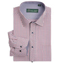 Classic Plaid Shirt / Dress Shirt / Business Formal Shirt-5601-Asian size S-JadeMoghul Inc.