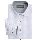 Classic Plaid Shirt / Dress Shirt / Business Formal Shirt-5601-Asian size S-JadeMoghul Inc.