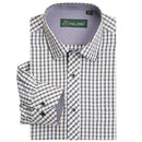 Classic Plaid Shirt / Dress Shirt / Business Formal Shirt-5601-Asian size S-JadeMoghul Inc.