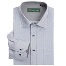 Classic Plaid Shirt / Dress Shirt / Business Formal Shirt-5606-Asian size S-JadeMoghul Inc.