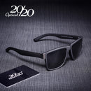 Classic Polarized Sunglasses / Men Black Frame Sun Glasses-C01 Black Smoke-JadeMoghul Inc.