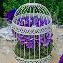 Classic Round Decorative Birdcage - Ivory (Pack of 1)-Wedding Reception Accessories-JadeMoghul Inc.