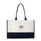 Classic Script Initial Tote - Navy Letter "B" (Pack of 1)-Personalized Gifts for Women-JadeMoghul Inc.