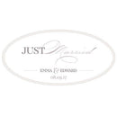 Classic Script Small Cling (Pack of 1)-Wedding Signs-JadeMoghul Inc.