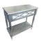 Classy TV Table Stand - Benzara-Entertainment Centers and Tv Stands-Gray-Wood Mirror-Matte-JadeMoghul Inc.