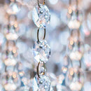 Clear Acrylic Beaded Garland Iridescent (Pack of 1)-Ceremony Decorations-JadeMoghul Inc.