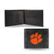 Leather Wallets For Women Clemson Embroidered Billfold