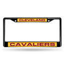 Porsche License Plate Frame Cleveland Cavaliers Black Laser Chrome Frame