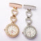 Clip-On Quartz Heart-Shaped Hanging Pin Watch-Rose Gold-JadeMoghul Inc.