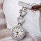 Clip-On Quartz Heart-Shaped Hanging Pin Watch-Silver-JadeMoghul Inc.