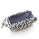 Clutch Bag LO2364 Imitation Rhodium White Metal Clutch with Crystal