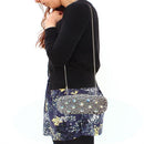 Clutch Bag LO2364 Imitation Rhodium White Metal Clutch with Crystal