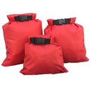 Coated silicone fabric pressure waterproof dry bag Storage Pouch Rafting Canoeing Boating dry bag 1.5/2.5/3.5/4.5/6 L-China-3pcs red-JadeMoghul Inc.