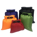 Coated silicone fabric pressure waterproof dry bag Storage Pouch Rafting Canoeing Boating dry bag 1.5/2.5/3.5/4.5/6 L-China-5pcs mix color-JadeMoghul Inc.