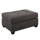 Cocktail Ottoman In Dark Gray