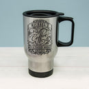 Custom Mugs Coffee With a Touch of Whiskey Travel Mug