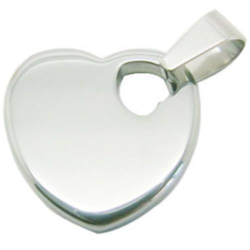 Men's Tungsten Rings COI Tungsten Carbide Heart Pendant