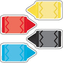 COLORFUL CUTOUTS CHUNKY CRAYONS-Learning Materials-JadeMoghul Inc.