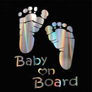 Colorful Laser Russian Kids Baby On Board Car 3D Sticker "Baby In Car" Car Decals Vinyl Stickers Family Auto Cover Baby Protect JadeMoghul Inc.