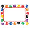 COLORFUL PAW PRINTS NAME TAGS-Learning Materials-JadeMoghul Inc.