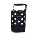COLORLAND Fashion Baby Handbag Bottle Bag Thermo Bottles Mummy Handbag Baby Bag Insulation Bags Breast Milk Thermal Food Warmer-black White dot-JadeMoghul Inc.