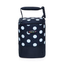 COLORLAND Fashion Baby Handbag Bottle Bag Thermo Bottles Mummy Handbag Baby Bag Insulation Bags Breast Milk Thermal Food Warmer-blue white dots-JadeMoghul Inc.