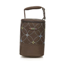 COLORLAND Fashion Baby Handbag Bottle Bag Thermo Bottles Mummy Handbag Baby Bag Insulation Bags Breast Milk Thermal Food Warmer-brown-JadeMoghul Inc.