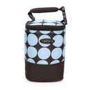 COLORLAND Fashion Baby Handbag Bottle Bag Thermo Bottles Mummy Handbag Baby Bag Insulation Bags Breast Milk Thermal Food Warmer-light blue dots-JadeMoghul Inc.