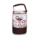 COLORLAND Fashion Baby Handbag Bottle Bag Thermo Bottles Mummy Handbag Baby Bag Insulation Bags Breast Milk Thermal Food Warmer-Naughty monkey brown-JadeMoghul Inc.