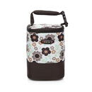 COLORLAND Fashion Baby Handbag Bottle Bag Thermo Bottles Mummy Handbag Baby Bag Insulation Bags Breast Milk Thermal Food Warmer-Plum green-JadeMoghul Inc.