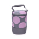 COLORLAND Fashion Baby Handbag Bottle Bag Thermo Bottles Mummy Handbag Baby Bag Insulation Bags Breast Milk Thermal Food Warmer-purple dots-JadeMoghul Inc.