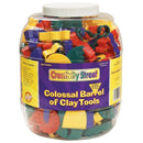 COLOSSAL BARREL OF CLAY TOOLS-Arts & Crafts-JadeMoghul Inc.