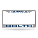 Mustang License Plate Frame Colts Laser Chrome Frame