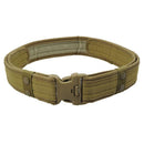 Combat 2 Inch Canvas Duty Tactical Sport Belt with Plastic Buckle Army Military Adjustable Outdoor Fan Hook & Loop Waistband-Khaki-JadeMoghul Inc.