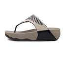 Comfort Fit Summer Beach Slip On Wedges-Black-5.5-JadeMoghul Inc.