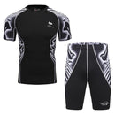 Compression Short Sleeves T-Shirts & Short Pants-1-M-JadeMoghul Inc.