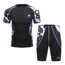 Compression Short Sleeves T-Shirts & Short Pants-2-M-JadeMoghul Inc.