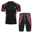 Compression Short Sleeves T-Shirts & Short Pants-6-M-JadeMoghul Inc.