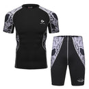 Compression Short Sleeves T-Shirts & Short Pants-8-M-JadeMoghul Inc.