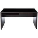 Computer Desk with keyboard Drawer, Cappuccino-Desks and Hutches-Cappuccino-Wood-JadeMoghul Inc.