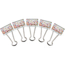 CONFETTI BINDER CLIPS MEDIUM-Learning Materials-JadeMoghul Inc.
