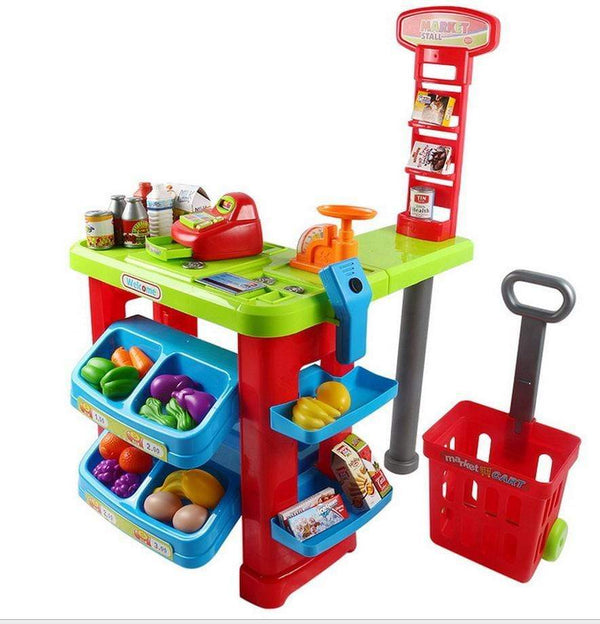 Construction Set Toys Super Market With Cash Register AZ Toys