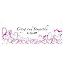 Contemporary Hearts Large Cling Indigo Blue (Pack of 1)-Wedding Signs-Fuchsia-JadeMoghul Inc.